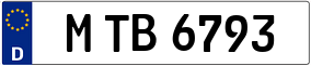 Truck License Plate